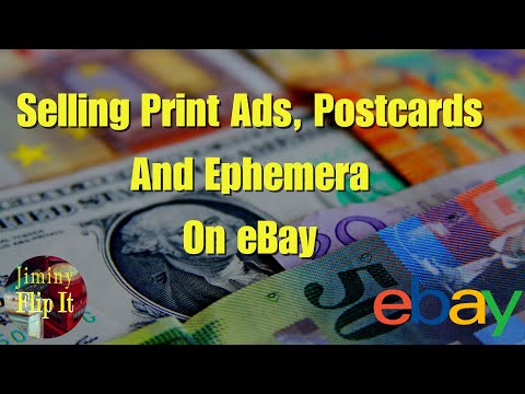 Vente d'éphémères sur eBay - Publicités imprimées, cartes postales et plus encore