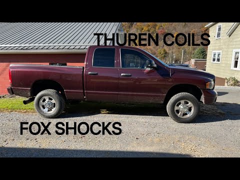 Best suspension for 3rd gen cummins. Thuren soft ride and fox shocks! 10/10