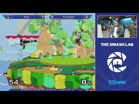 The Smash Lab 109 Winners Quarters - Wisp (Captain Falcon) vs ilovebagelz (White Captain Falcon)