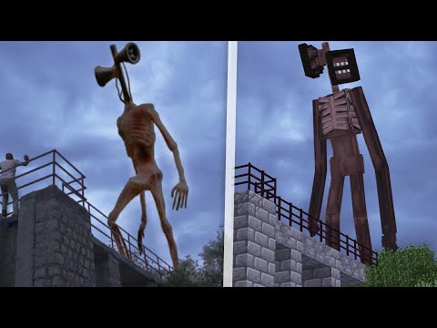 Сиреноголовый - Майнкрафт Хоррор Фильм Сравнение