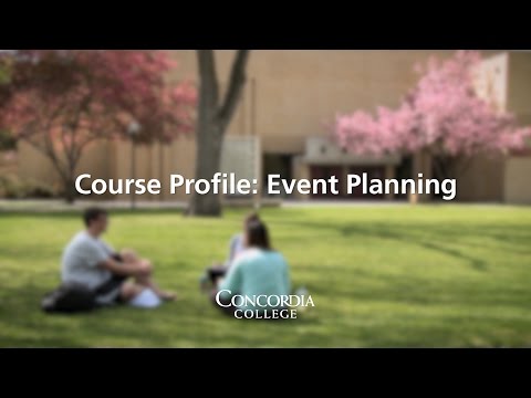 Course Profile: Event Planning