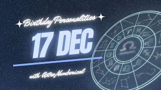 17 December Zodiac Horoscope: Birthday Personality & Traits Revealed