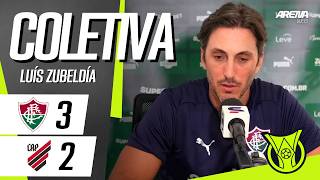 COLETIVA LUIS ZUBELDÍA | COM IMAGENS | Fluminense x Athletico-PR - Brasileirão 2026