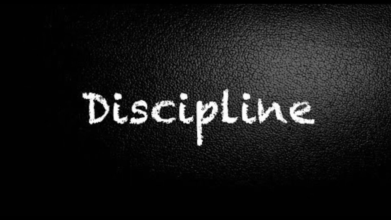 🔴 Discipline
