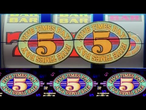 Five Times Pay Casino Classic 3 Reel Slot Jackpot Hunt