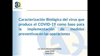 [Curso 1] Caracterización biológica del COVID-19 - Junio 2020