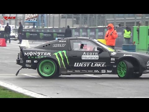 Steve Baggsy Drifting @ Monza Rally Show 2014 - INSANE CAR