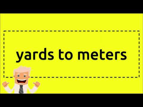 yards to meters
