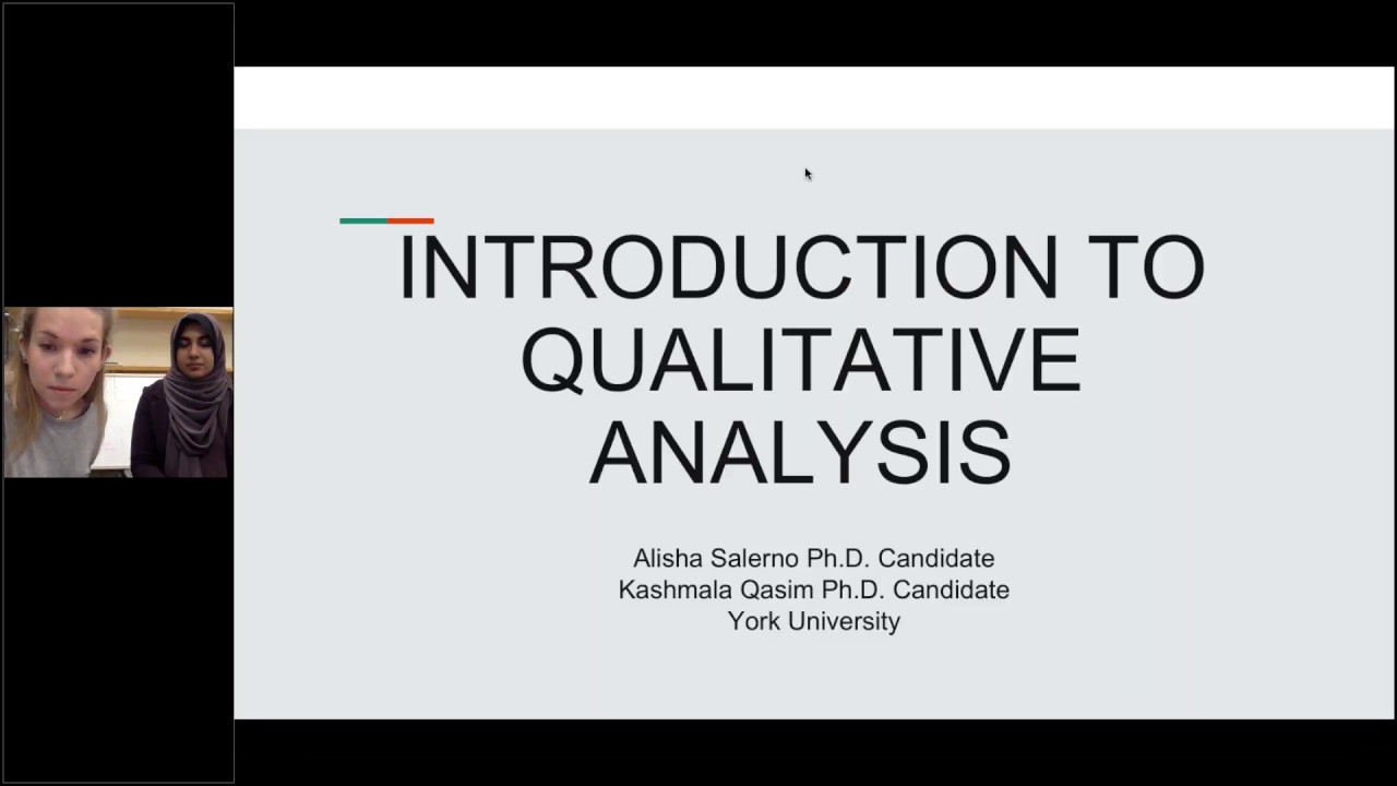 Introductory Qualitative Research Methods