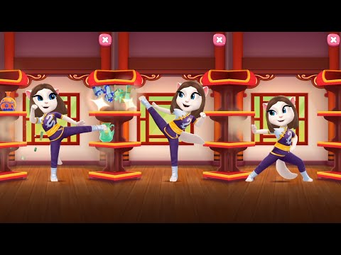 🥋⭐NEW Martial Arts Studio in My Talking Angela 2 (GamePlay)