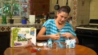 Frasquito con dulces de recuerdo para baby shower