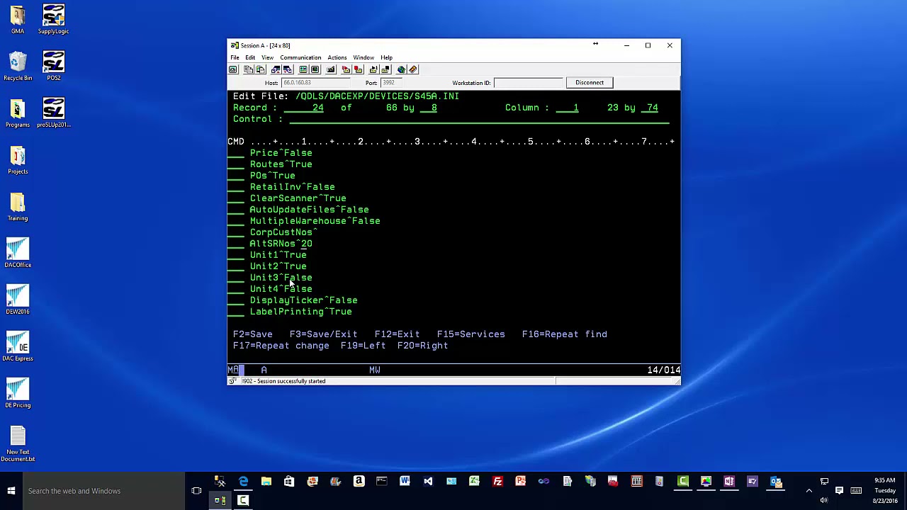 DAC Express - How to modify user settings