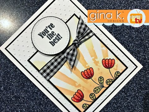 You're The Best Stenciled Card Project