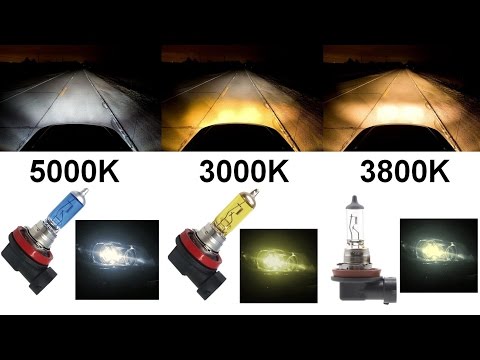 Head Fog Light Bulb Plug Play Replacement 3000K Yellow 3800K Yellowish 5000K White