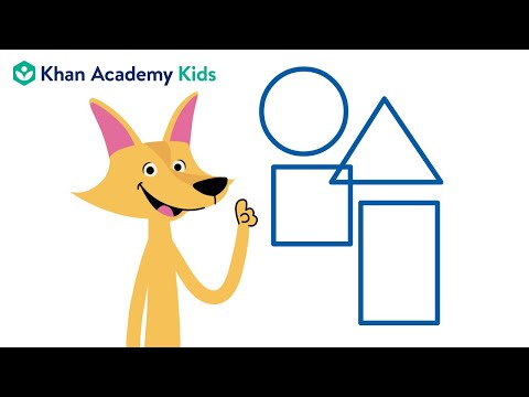 圓形、方形、三角形和長方形 | 學習形狀 | Khan Academy Kids (Circles, Squares, Triangles, and Rectangles | Learning Shapes | Khan Academy Kids)