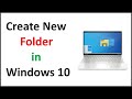 Windows 10 || How to Create New Folder in Laptop || How to Make New Folder in Your PC