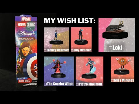 [Unboxing] The first MCU Wanda's children's figures | Wizkids Heroclix Marvel Studios Disney+ figure