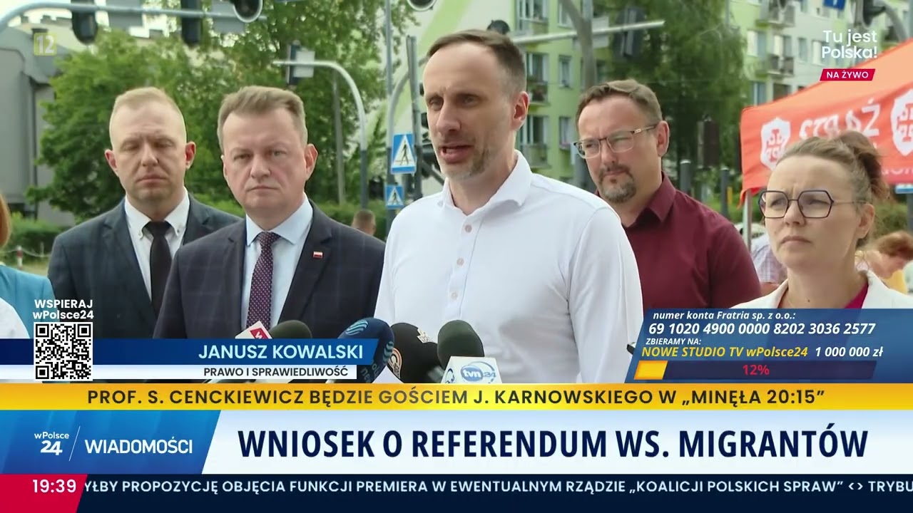 WNIOSEK O REFERENDUM WS. MIGRANTÓW - RELACJA S. PRZYRZANOWSKI