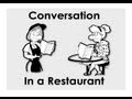 In a Restaurant | Short Conversations | Easy ...