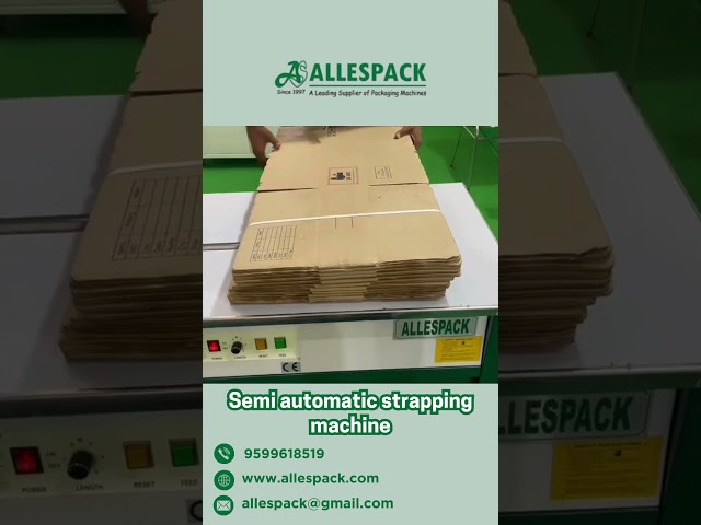 Strapping Machine - Transpak Semi Auto Box Strapping Machine Trader ...