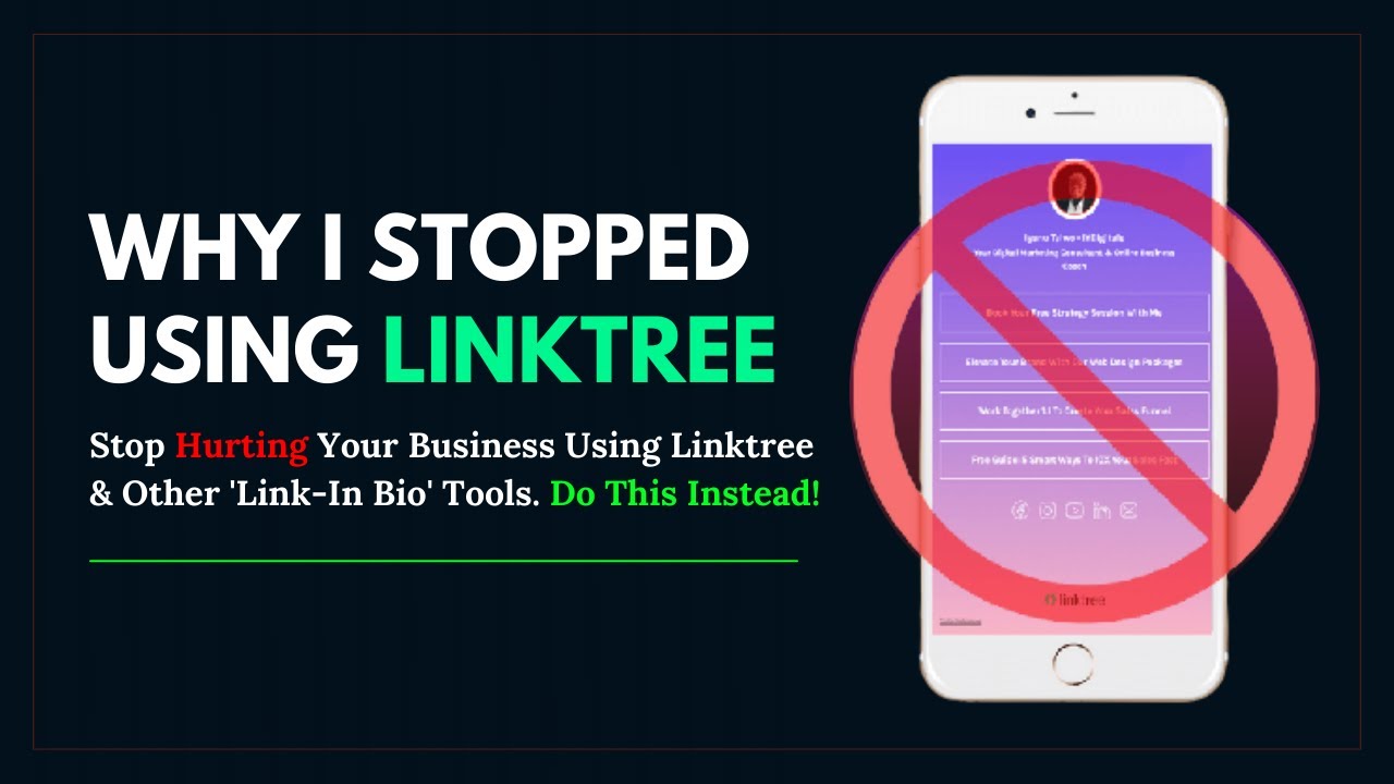 Why I Stopped Using Linktree and What I Did Instead [You Need to Watch This]