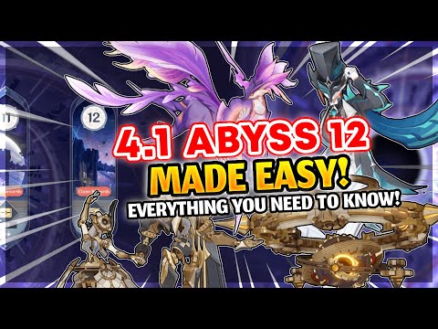4.1 Abyss 12 Max Clear Guide! F2P Tips & Teams | Genshin Impact