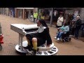 Naughty Nun Driving a Piano in Barnsley [HD] 