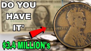DO YOU HAVE THESE TOP 5 MOST VALUABLE PENNIES RARE LINCOLN CENT COINS WORTH MONEY!