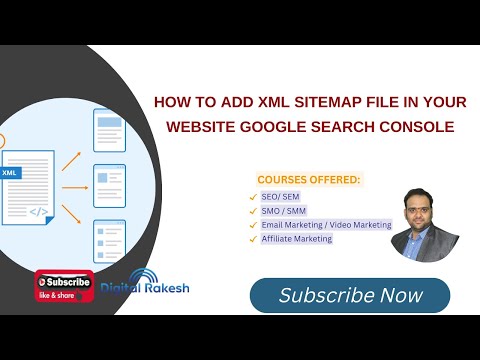 How To Add XML Sitemap File In Your Website Google Search Console  SEO Training Course