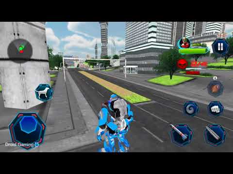 Transform Robot US Police Cop Dog Airport Security - Android Gameplay HD