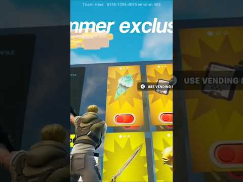 The ice cream is summer exclusive in 1v1 With Every Gun! #1v1 #fortnite #secret