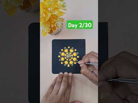 Dot Mandala - Dot Art - (2) - 2024 - ATM Creations  #shorts #shortsvideo #shortsfeed