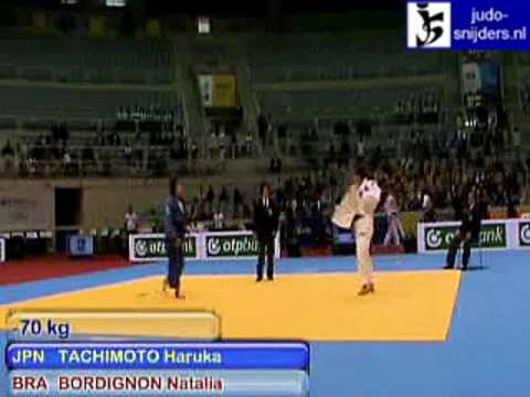 Judo 2009 Rio de Janeiro: Tachimoto (JPN) - Bordignon (BRA) [-70kg].