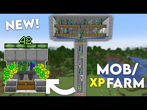 Minecraft EASIEST MOB XP FARM Tutorial! 1.19 (Improved Version)