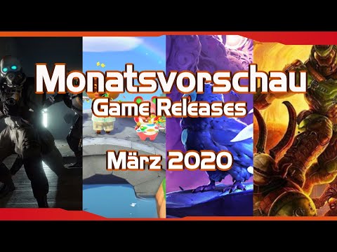 Games Monatsvorschau März - Neue Games im März 2020