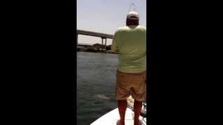 Red fishing with Captain Mike Peppe