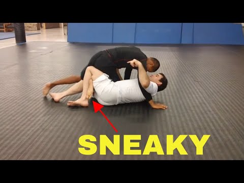 Cool BJJ sweep while opponent does knee slice pass.  It's sneaky and puts you in great side control.