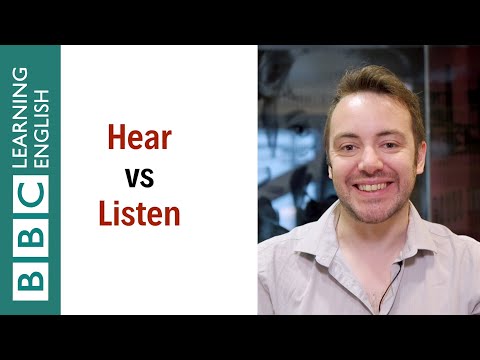 What's the difference between 'hear' and 'listen'? - English In A Minute
