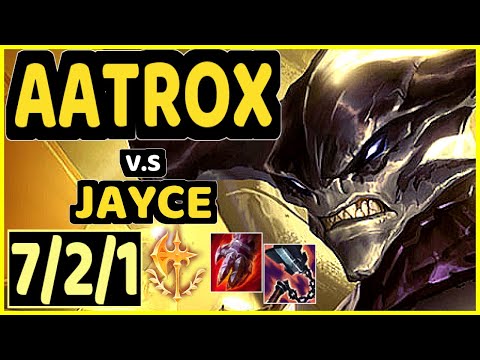 KINGEN (AATROX) vs JAYCE - 7/2/1 KDA TOP GAMEPLAY - KR Ranked DIAMOND