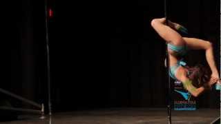 Florida Pole Fitness Championship 2013 Professional Division Most Athletic Winner - Sarah Jade