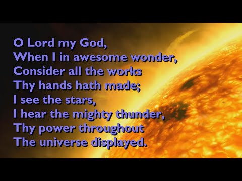 How Great Thou Art (O Lord my God) {3vv - Spring Harvest} [with lyrics for congregations]