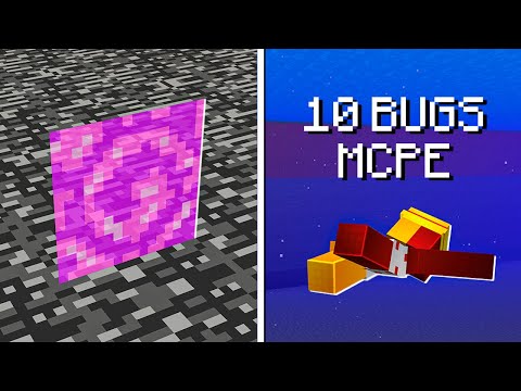 🔥 10 MCPE Bugs That NEVER FIXED!  (Minecraft Bedrock, Mobile, Xbox, PS4, PE)