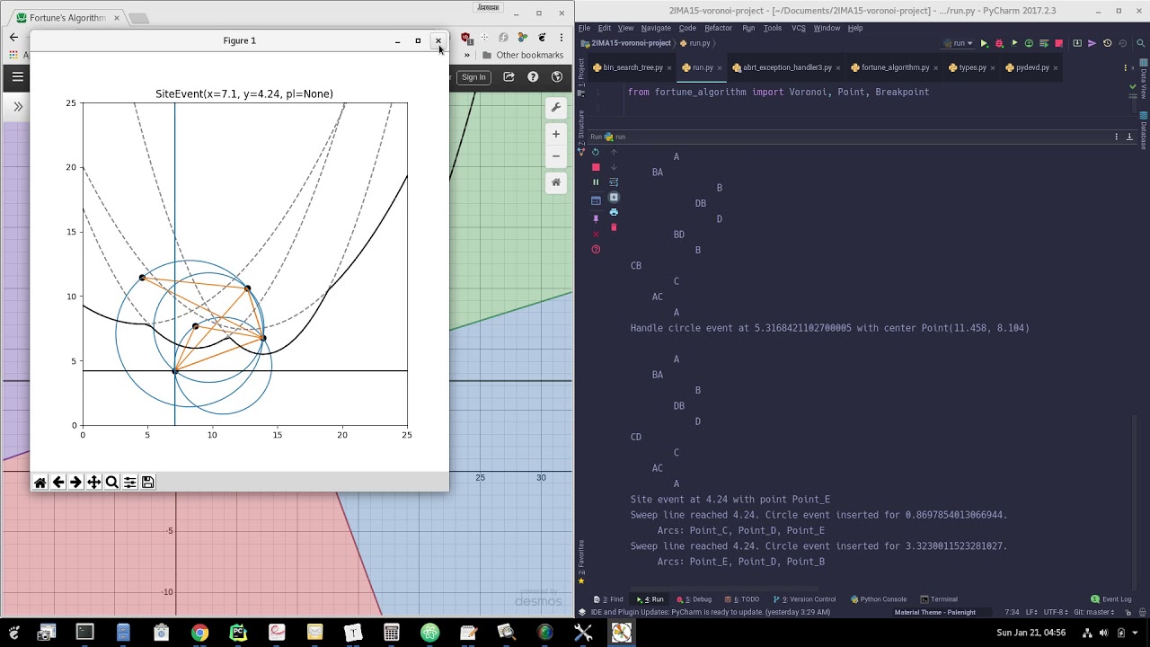 Fortune's algorithm demo