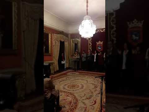 Amaia recepción Ayuntamiento de Pamplona