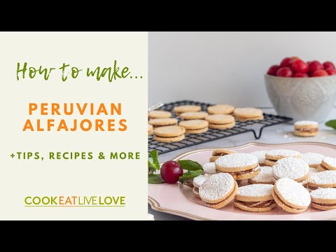 Peruvian Alfajores (Cornstarch Cookies)