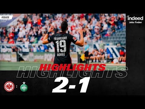 Rafael Borré trifft im ersten Spiel I Highlights Eintracht Frankfurt – AS St. Étienne