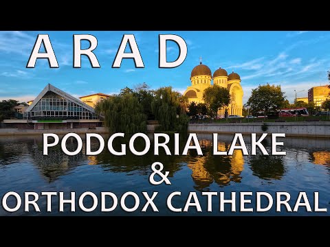 Arad, Romania. Catedrala „Sfânta Treime” si lacul Padurice. Scurta filmare.#romania #travel #arad #l