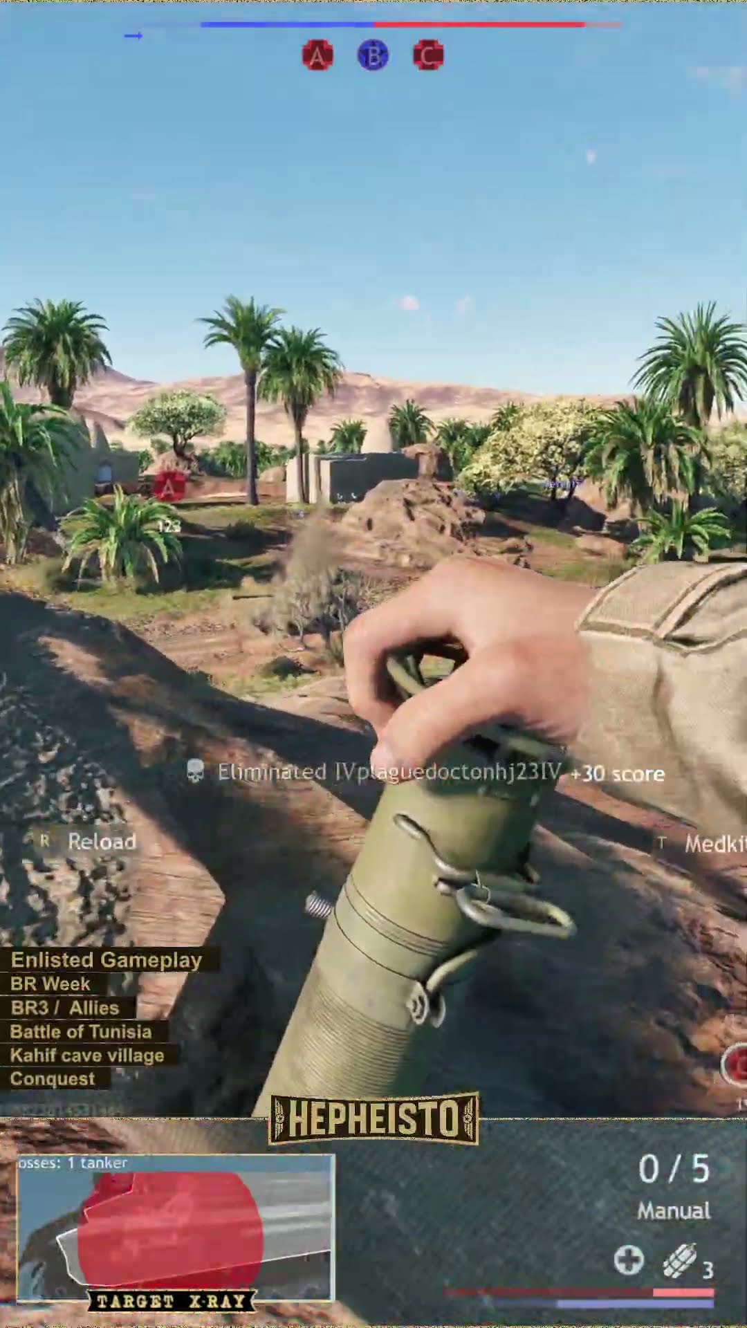 Anti Tank Gunner eliminates Panzer IV J with M9 Bazooka