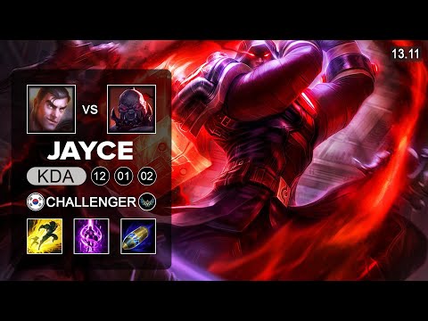 Kiin Jayce vs Sion Top - KR Challenger - Patch 13.11 Season 13