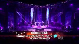 Chris Rene Live Shows TOP 5 - 'Live Your Life' - X-Factor USA 2011